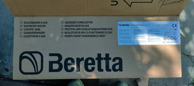 Beretta Idrabagno Lx11 átfolyós gáz vízmelegítő gazdát keres