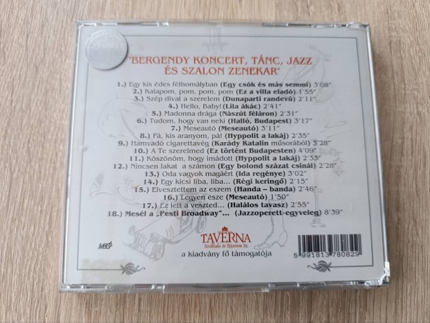 Bergendy zenekar Mesél a pesti Broadway (1995, Mega) ritka cd