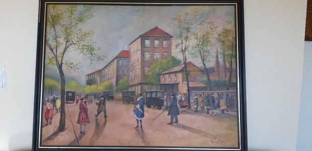 Berkes Antal (1874-1938) utcakp festmny