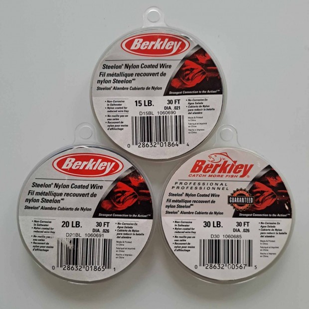 Berkley MC Mahon Steelon NYLON Coated WIRE