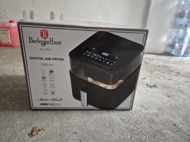 Berlinger Haus BH-9747 7.2 literes airfryer forrlevegs fritz