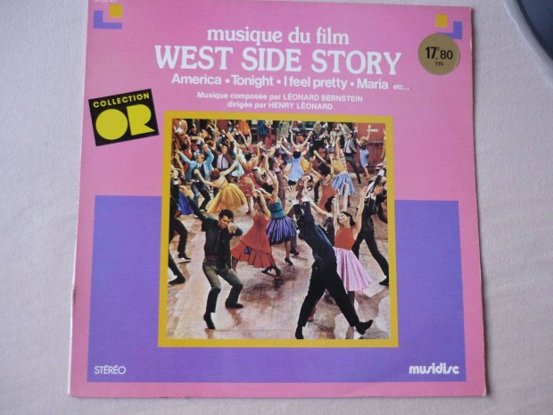 Bernstein - West Side Story filmzene bakelit LP