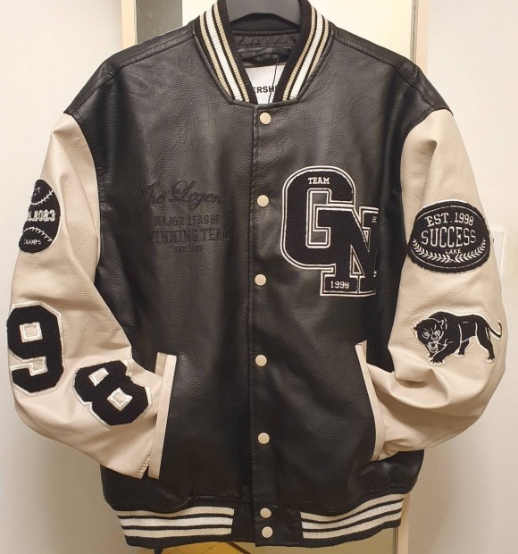 Bershka S-es varsity baseball bomber dzseki kabt