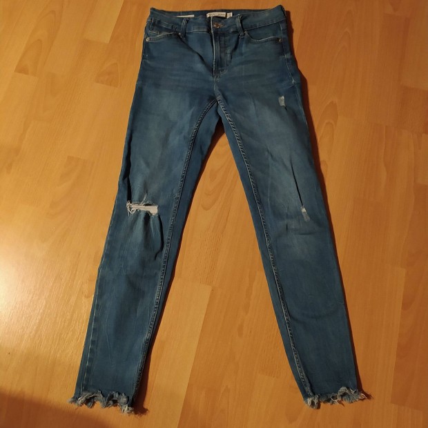 Bershka Skinny szuper rugalmas szaggatott ni farmernadrg 38