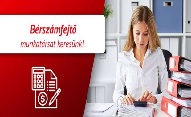 Bérszámfejtő munkaügyi ügyintéző könyvelő munkatársat keresünk