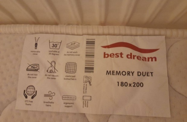 Best Dream Memory Duett matrac elad