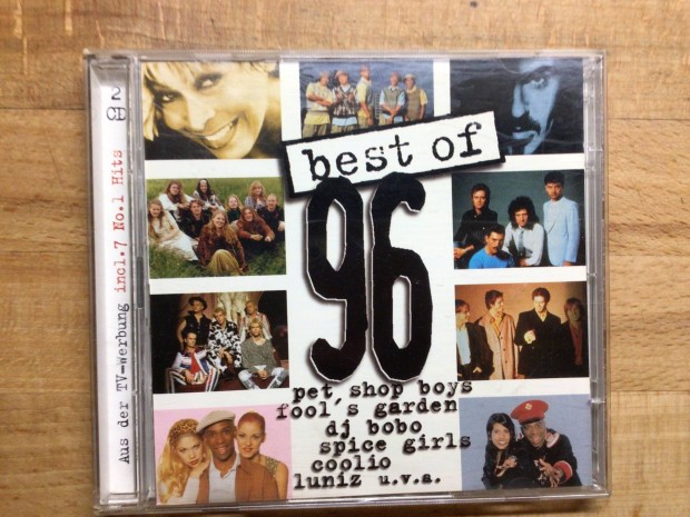 Best Of 96- zenei vlogats, dupla cd lemez