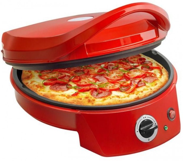 Bestron APZ400 Viva Italia 1800W 27 cm elektromos pizzast, piros