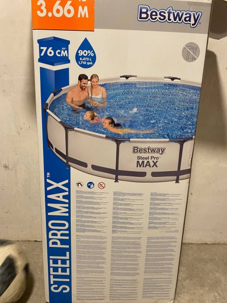 Bestway 366x76 medence vízforgatóval