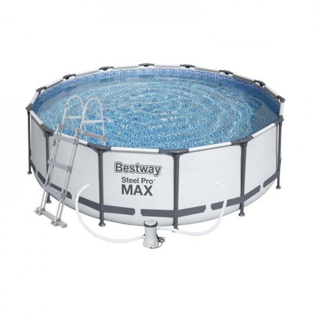 Bestway 56420 Steel Pro Max Medence vzforgatval s ltrval 366x122