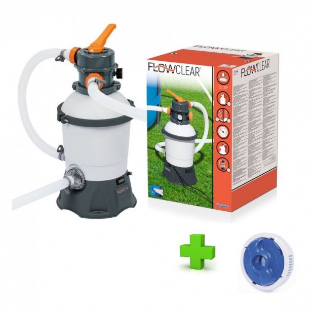 Bestway 58515 FlowClear 3 m3/h 85W homokszűrő, Sand Filter, homokszűr