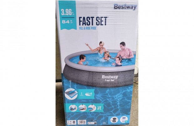 Bestway Puhafal Medence Szett, Vzforgatval, 396X84CM