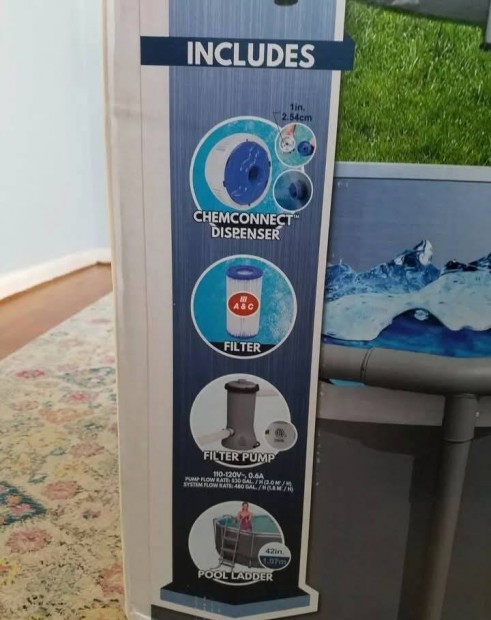 Bestway acél medence bontatlan állapotban!