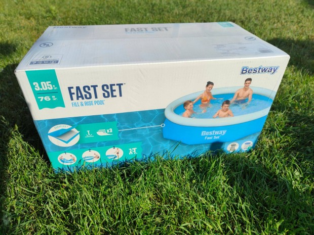 Bestway korfu 305*76 cm vízforgatóval,bontatlan csomagolásban eladó!