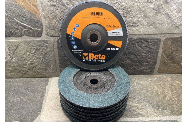 Beta Abrasives Premium Lapos csiszol trcsa 180x22 Z40