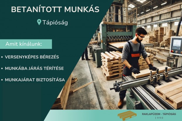 Betanított munkás