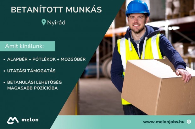 Betanított munkás