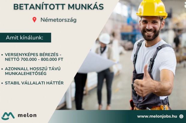 Betanított munkás