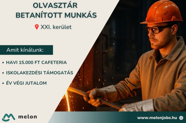 Betanított munkás (Olvasztár)