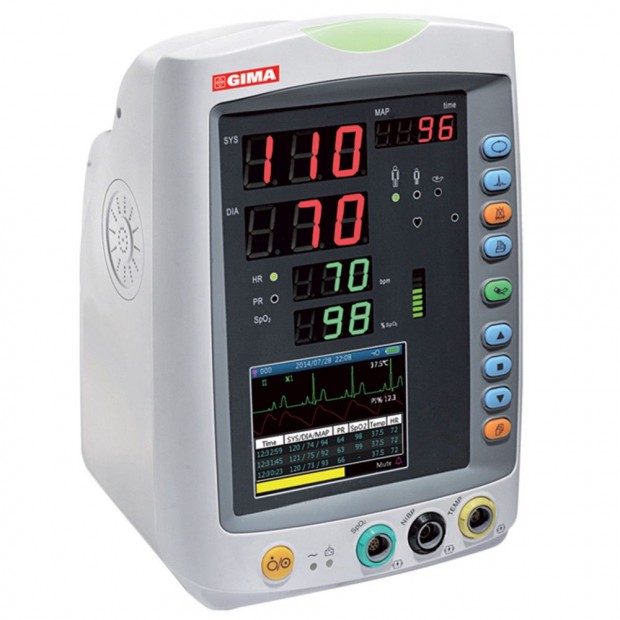 Betegrz monitor VITAL SpO2 + NIBP + TEMP +EKG