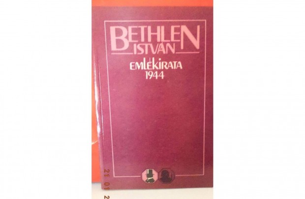 Bethlen Istvn emlkiratai 1944