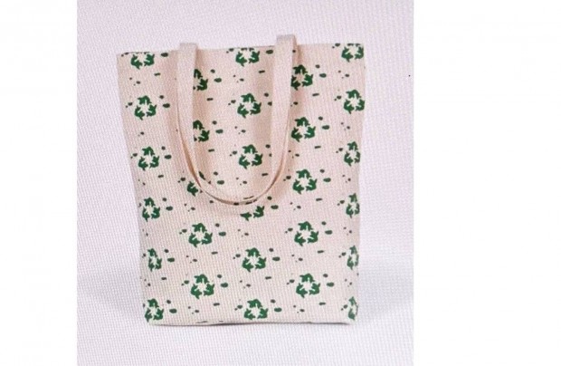 Bevásárlótáska vegán! 310 g/m2 100% pamut. Extra erős 40*45 cm