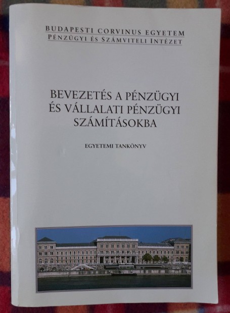 Bevezets a pnzgyi s vllalati pnzgyi szmtsokba Egyetemi tank