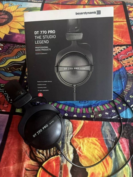 Beyerdynamic DT 770 Pro 32 ohm stdi hifi fejhallgat