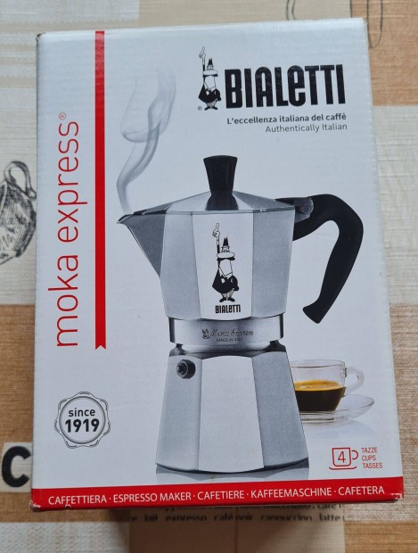 Bialetti Moka Express 4 szemlyes kotyogs kvfz