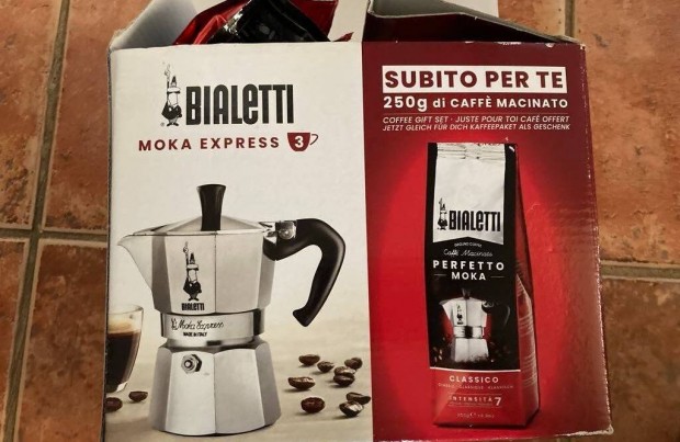 Bialetti Moka express 3 Express hasznlatlan kvfz