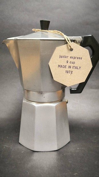 Bialetti junior express retr 1972 olasz kotyogs kvfz csszkkel 