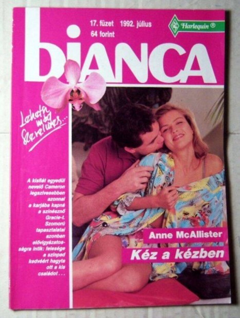 Bianca 17. Kz a Kzben (Anne Mcallister) 1992 (romantikus)