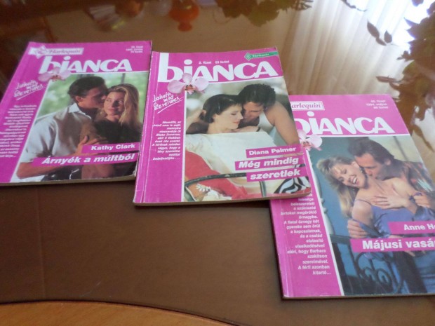 Bianca 29. ktet 1993. Kathy Clark rnyk, 3 db egyben Romantikus