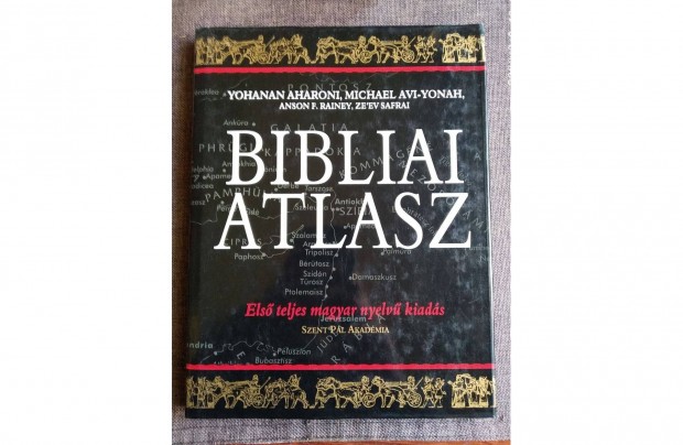 Bibliai atlasz Yohanan Aharoni Els magyar teljes kiads