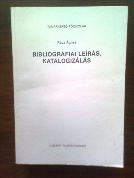 Bibliogrfiai lers, katalogizls