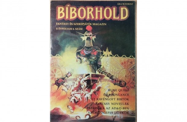 Bborhold 1993. prilis Fantasy s Szerepjtk Magazin - II. v 4. sz