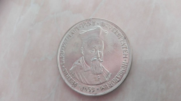 Bíboros Pázmány Péter szép ezüst emlékérem