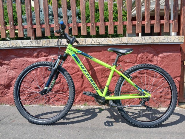 Bicikli Rockrider ST 500 kerékpár 24 használt mountain bike új gumik