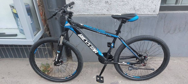 Bicystar Unisex - Felntt MTB 26" Mountain Bike, fekete/azrkk