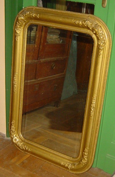 Biedermeier eredeti fali tükör (nem cserélt) 65x90 cm