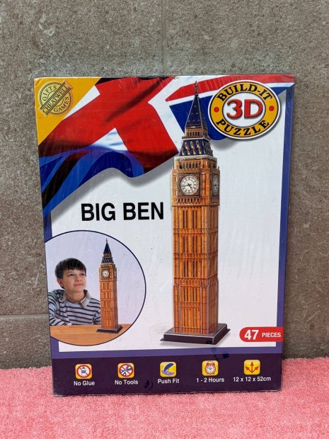 Big Ben 3D puzzle, 47 db-os