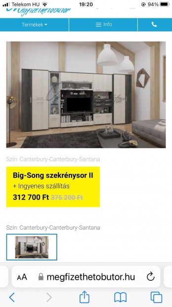 Big-Song szekrnysor