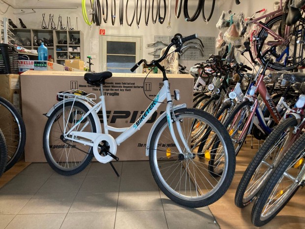 Biketek Jazmin Noi Feher vrosi kerkpr 26"