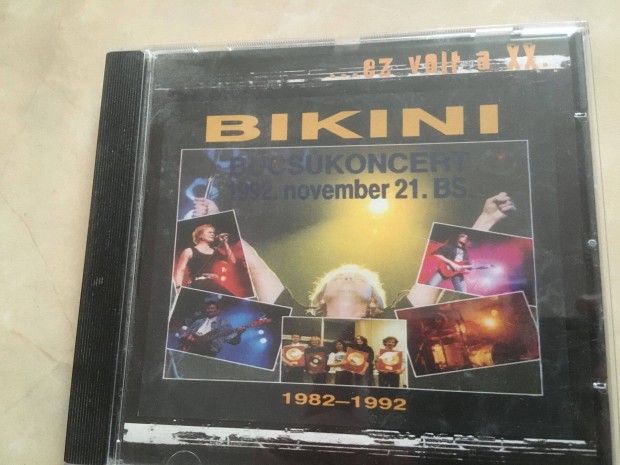 Bikini bcskoncert 1992 CD - EMI kiads