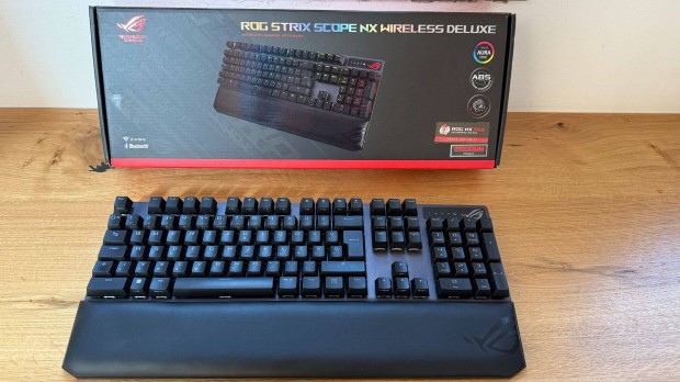 Billentyzet Asus ROG Strix Scope NX Wireless (RED) mechanikus magyar