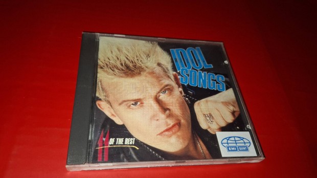 Billy Idol 11 of the best Idol songs Cd 1988