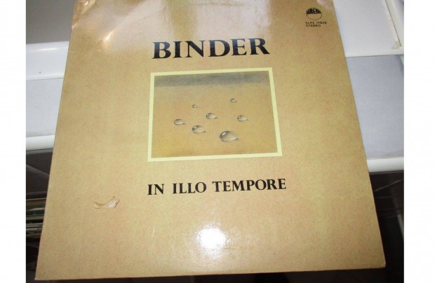 Binder In Illo Tempore bakelit hanglemez elad