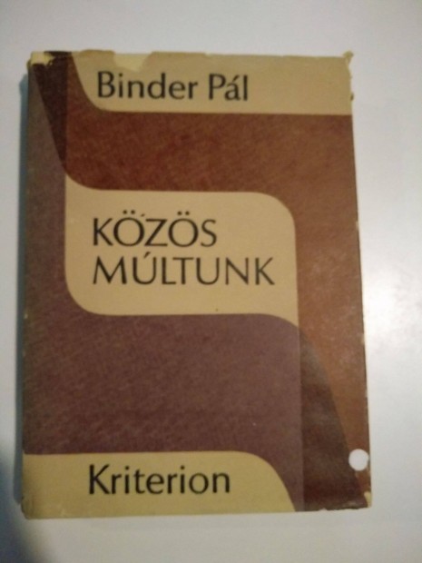 Binder Pl - Kzs mltunk Romnok, Magyarok, Nmetek s Dlszlvok