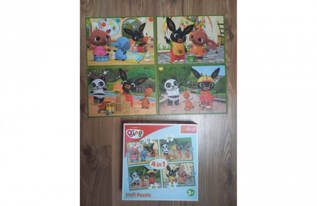 Bing nyuszi Boldog napjai 4 in 1 puzzle Trefl