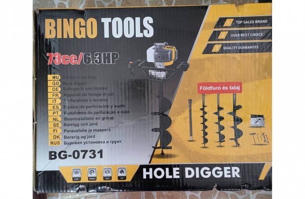Bingo Tools benzines talajfr fldfr lyukfr 6,3LE / 73cm3